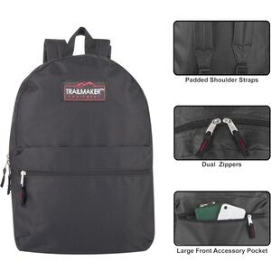 TrailMaker Black Backpack for Men